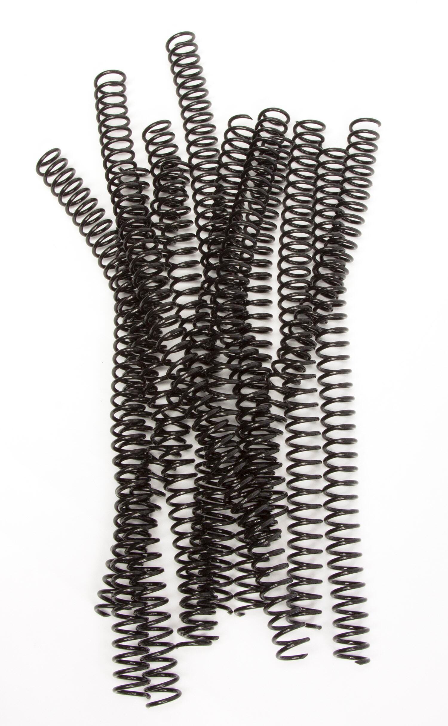 Sax Book Making Binding Coils, 9 Inches, Black, Pack of 12 404159